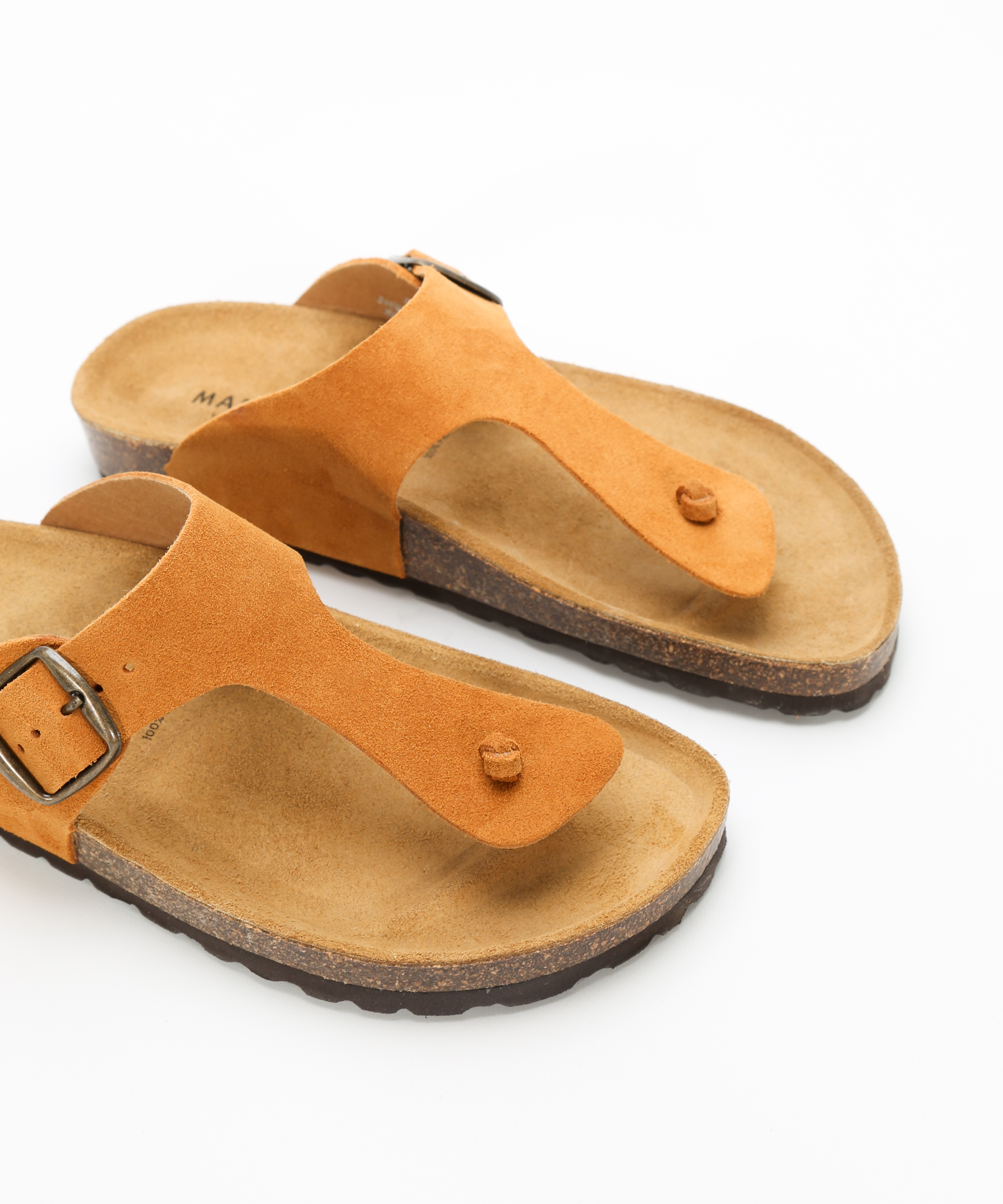 Sandalias de piel detalle metálico image number null